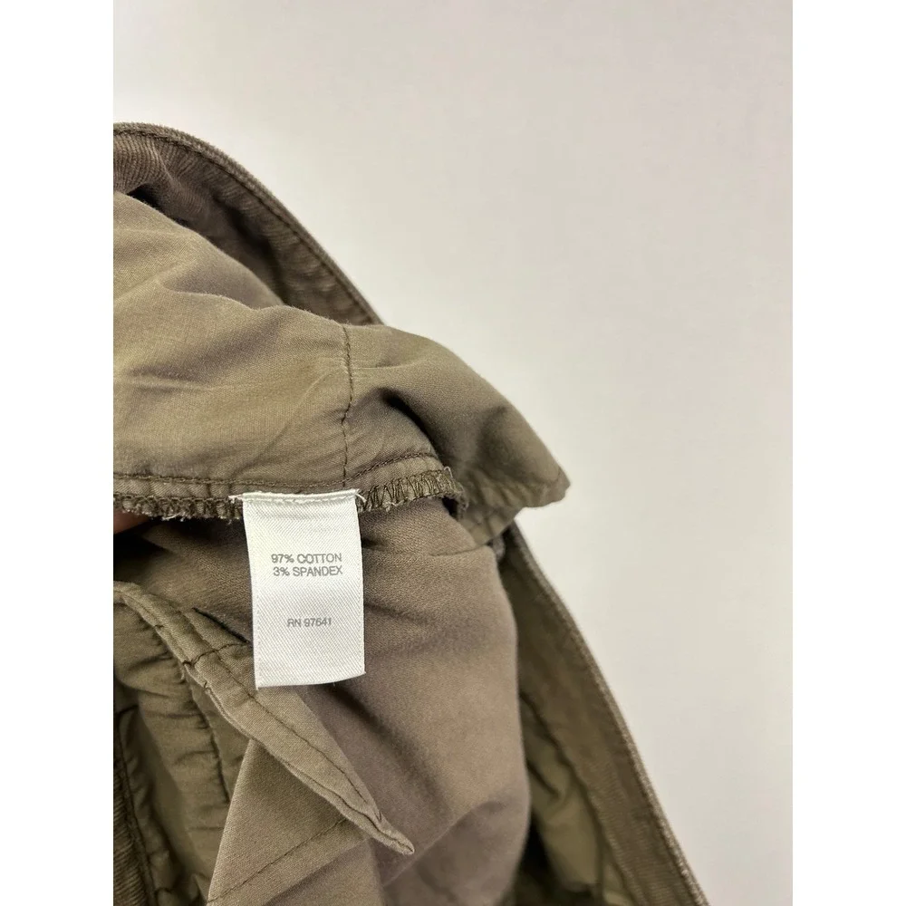 Dark Academia J. Jill Womens 8 Petite Brown Corduroy Straight Leg‎ Stretch Pants - Picture 8 of 13